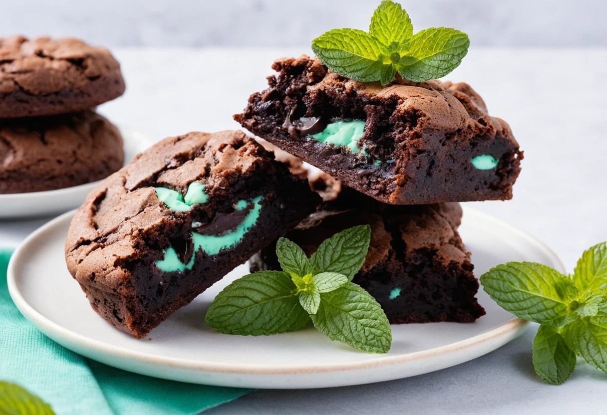 Crumbl Cookies Mint Brownie Taste