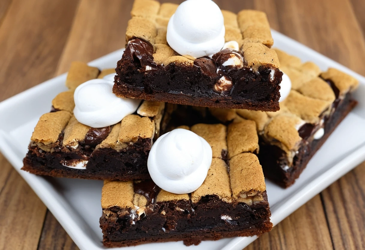 Crumbl Cookies S’mores Brownie Taste